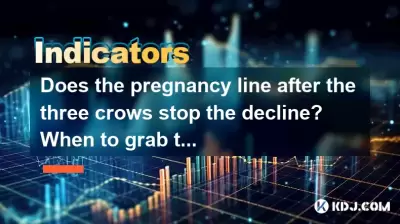 Does the pregnancy line after the three crows stop the decline? When to grab the rebound? Does the pregnancy line after the three crows stop the decline? When to grab the rebound?