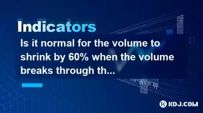 Is it normal for the volume to shrink by 60% when the volume breaks through the half-year line and then falls back? Is it normal for the volume to shrink by 60% when the volume breaks through the half-year line and then falls back?