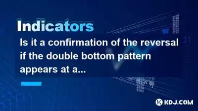 Is it a confirmation of the reversal if the double bottom pattern appears at a low level with large volume? Is it a confirmation of the reversal if the double bottom pattern appears at a low level with large volume?