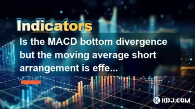 Is the MACD bottom divergence but the moving average short arrangement is effective? Is the MACD bottom divergence but the moving average short arrangement is effective?