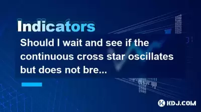 Should I wait and see if the continuous cross star oscillates but does not break the key support? Should I wait and see if the continuous cross star oscillates but does not break the key support?