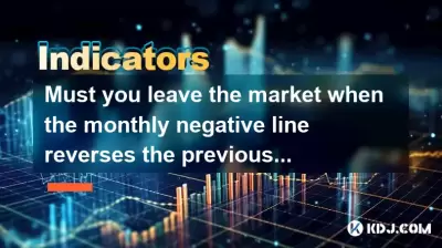 Must you leave the market when the monthly negative line reverses the previous positive line? Must you leave the market when the monthly negative line reverses the previous positive line?