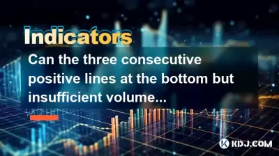 Can the three consecutive positive lines at the bottom but insufficient volume confirm the trend reversal? Can the three consecutive positive lines at the bottom but insufficient volume confirm the trend reversal?