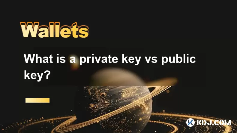 Qu'est-ce qu'une clé privée par rapport à la clé publique? Qu'est-ce qu'une clé privée par rapport à la clé publique?