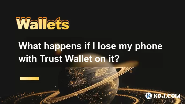 Que se passe-t-il si je perds mon téléphone avec un portefeuille de confiance dessus? Que se passe-t-il si je perds mon téléphone avec un portefeuille de confiance dessus?