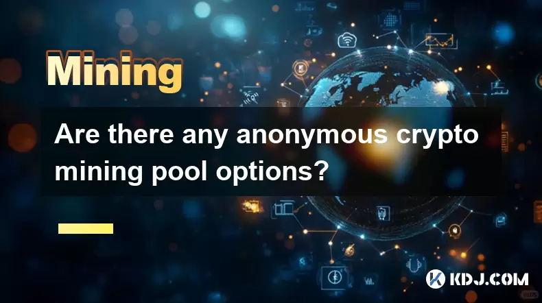 Y a-t-il des options anonymes de piscine d'exploitation de cryptographie? Y a-t-il des options anonymes de piscine d'exploitation de cryptographie?
