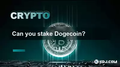 Can you stake Dogecoin? Can you stake Dogecoin?