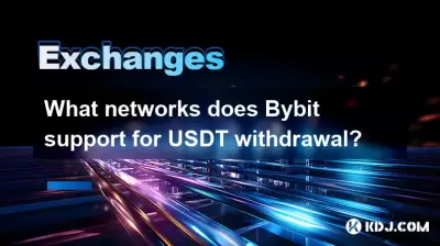 USDT 인출에 대한 Bybit 지원은 어떤 네트워크를 수행합니까? USDT 인출에 대한 Bybit 지원은 어떤 네트워크를 수행합니까?