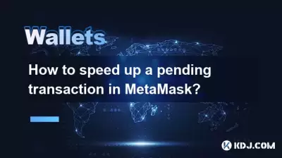 How to speed up a pending transaction in MetaMask? How to speed up a pending transaction in MetaMask?