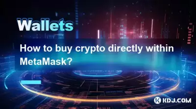 How to buy crypto directly within MetaMask? How to buy crypto directly within MetaMask?