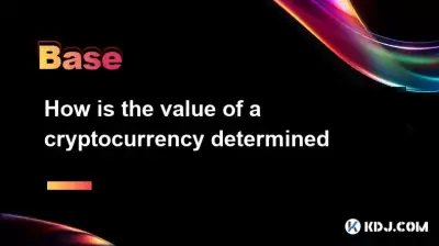 How is the value of a cryptocurrency determined How is the value of a cryptocurrency determined
