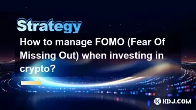 How to manage FOMO (Fear Of Missing Out) when investing in crypto? How to manage FOMO (Fear Of Missing Out) when investing in crypto?