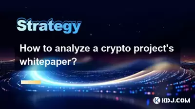 How to analyze a crypto project's whitepaper? How to analyze a crypto project's whitepaper?