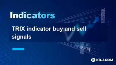 TRIX indicator buy and sell signals TRIX indicator buy and sell signals