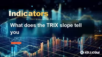 What does the TRIX slope tell you What does the TRIX slope tell you