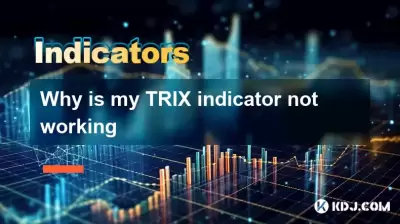 Why is my TRIX indicator not working Why is my TRIX indicator not working