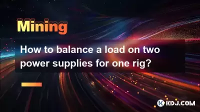 How to balance a load on two power supplies for one rig? How to balance a load on two power supplies for one rig?