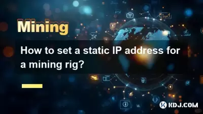 How to set a static IP address for a mining rig? How to set a static IP address for a mining rig?