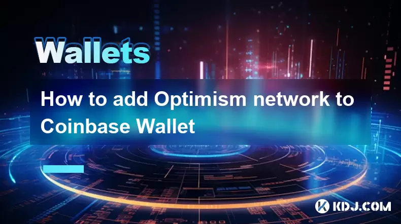 Comment ajouter un réseau d'optimisme au portefeuille Coinbase Comment ajouter un réseau d'optimisme au portefeuille Coinbase
