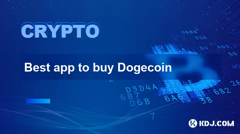 Meilleure application pour acheter Doge pièce Meilleure application pour acheter Doge pièce