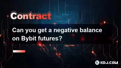 Can you get a negative balance on Bybit futures? Can you get a negative balance on Bybit futures?