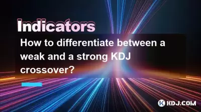 How to differentiate between a weak and a strong KDJ crossover? How to differentiate between a weak and a strong KDJ crossover?