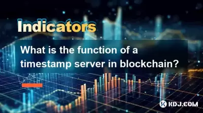 What is the function of a timestamp server in blockchain? What is the function of a timestamp server in blockchain?