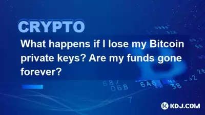 What happens if I lose my Bitcoin private keys? Are my funds gone forever? What happens if I lose my Bitcoin private keys? Are my funds gone forever?