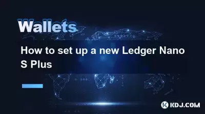 How to set up a new Ledger Nano S Plus How to set up a new Ledger Nano S Plus