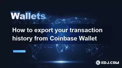 How to export your transaction history from Coinbase Wallet How to export your transaction history from Coinbase Wallet