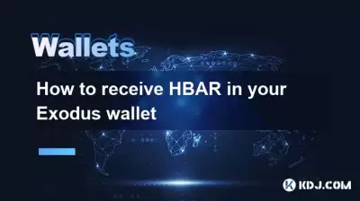 How to receive HBAR in your Exodus wallet How to receive HBAR in your Exodus wallet