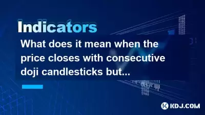 What does it mean when the price closes with consecutive doji candlesticks but the ATR expands? What does it mean when the price closes with consecutive doji candlesticks but the ATR expands?