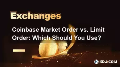 Coinbase Market Order vs. Limit Order: Which Should You Use? Coinbase Market Order vs. Limit Order: Which Should You Use?