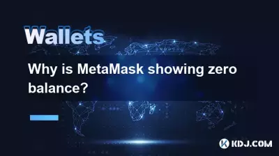 Why is MetaMask showing zero balance? Why is MetaMask showing zero balance?