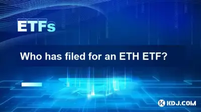 Who has filed for an ETH ETF? Who has filed for an ETH ETF?