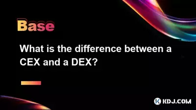 What is the difference between a CEX and a DEX? What is the difference between a CEX and a DEX?