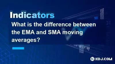 What is the difference between the EMA and SMA moving averages? What is the difference between the EMA and SMA moving averages?