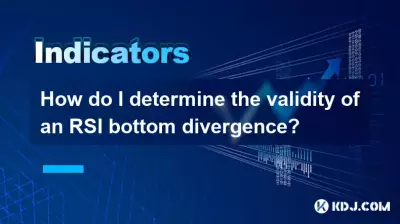 How do I determine the validity of an RSI bottom divergence? How do I determine the validity of an RSI bottom divergence?