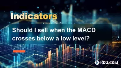 Should I sell when the MACD crosses below a low level? Should I sell when the MACD crosses below a low level?