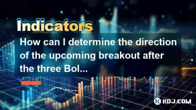 How can I determine the direction of the upcoming breakout after the three Bollinger Bands narrow? How can I determine the direction of the upcoming breakout after the three Bollinger Bands narrow?
