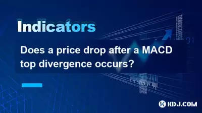 Does a price drop after a MACD top divergence occurs? Does a price drop after a MACD top divergence occurs?