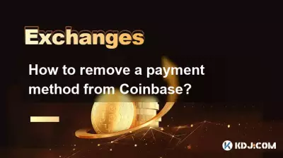 How to remove a payment method from Coinbase? How to remove a payment method from Coinbase?