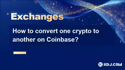 Wie kann man einen Krypto auf Coinbase in ein anderes konvertieren? Wie kann man einen Krypto auf Coinbase in ein anderes konvertieren?