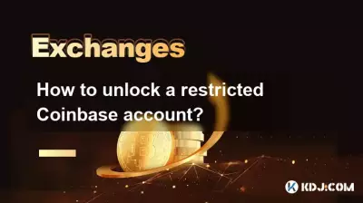 How to unlock a restricted Coinbase account? How to unlock a restricted Coinbase account?