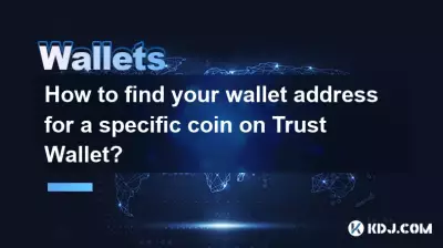 How to find your wallet address for a specific coin on Trust Wallet? How to find your wallet address for a specific coin on Trust Wallet?