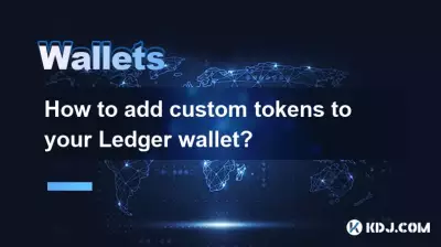 How to add custom tokens to your Ledger wallet? How to add custom tokens to your Ledger wallet?