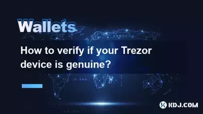 Wie kann ich überprüfen, ob Ihr Trezor -Gerät echt ist? Wie kann ich überprüfen, ob Ihr Trezor -Gerät echt ist?