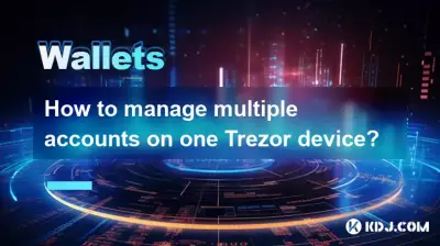 하나의 Trezor 장치에서 여러 계정을 관리하는 방법은 무엇입니까? 하나의 Trezor 장치에서 여러 계정을 관리하는 방법은 무엇입니까?