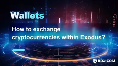 How to exchange cryptocurrencies within Exodus? How to exchange cryptocurrencies within Exodus?