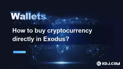 How to buy cryptocurrency directly in Exodus? How to buy cryptocurrency directly in Exodus?